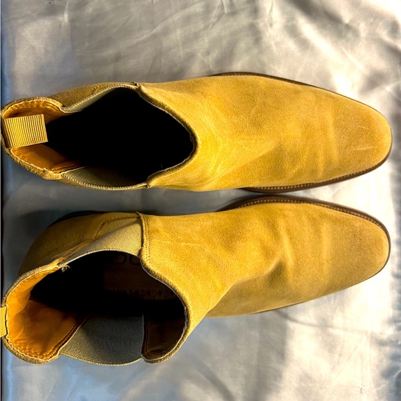 Aldo Gweracien Suede Men’s Chelsea Tan Ankle Boots Size 9 - Picture 3 of 3